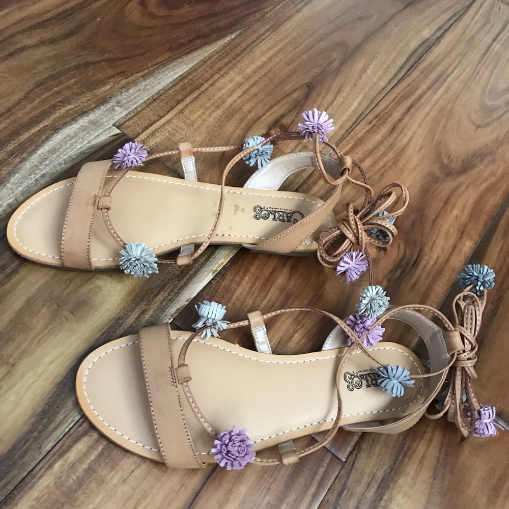 CARLOS SANTANA Festival wrap around sandals